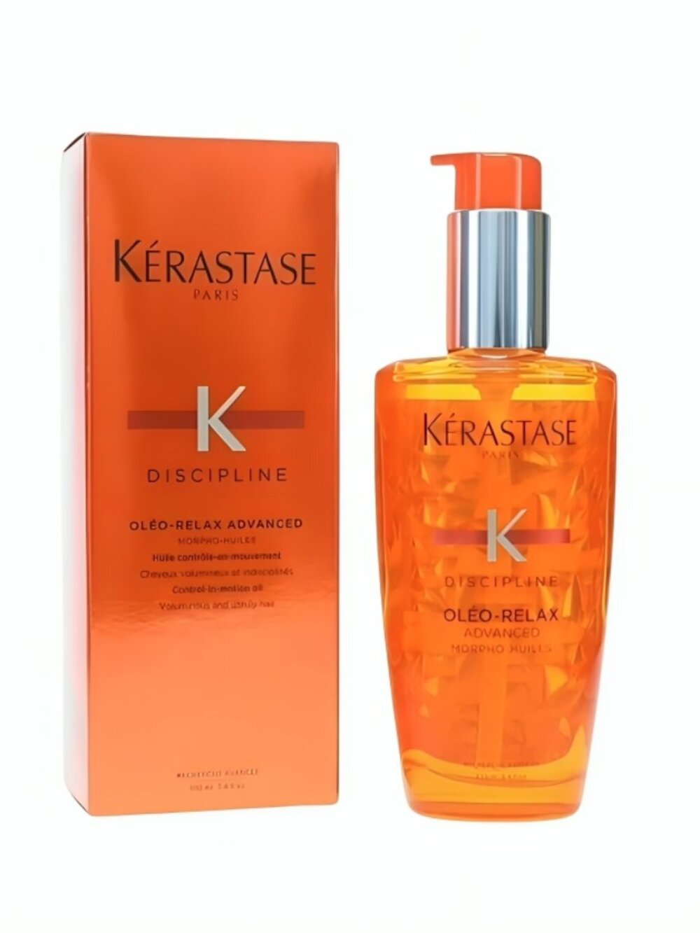 Kérastase Discipline Oléo-Relax Hair Smoothing Oil 3.4 oz Anti-Frizz Treatment